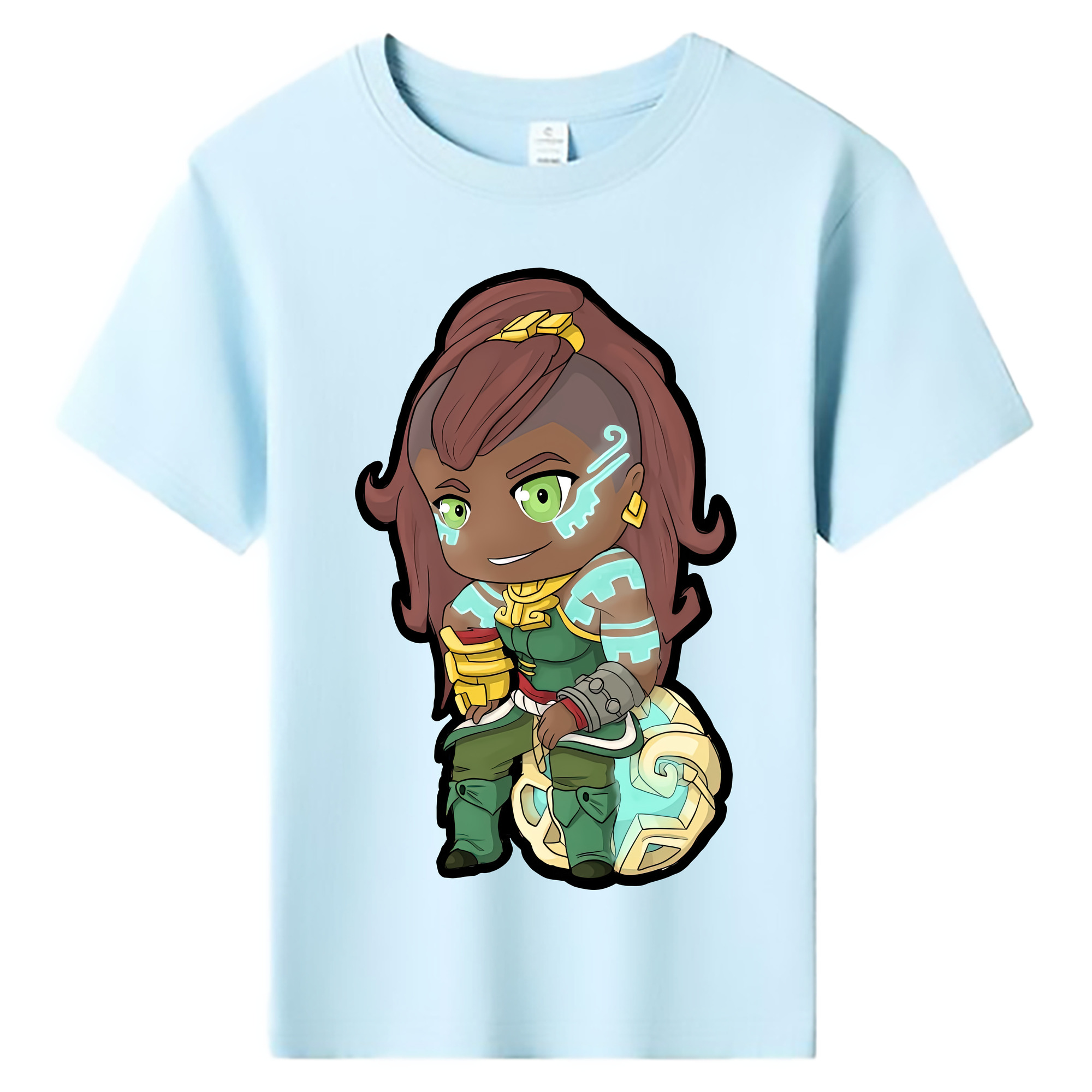 （画像用） リーグ・オブ・レジェンド League of Legends LOL 綿100％キッズTシャツ（フロントプリント）